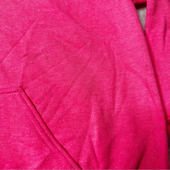 NWOT Doja Cat Cropped Graphic Pullover Sweatshirt Highlighter Pink Women 2XL - Picture 7 of 8